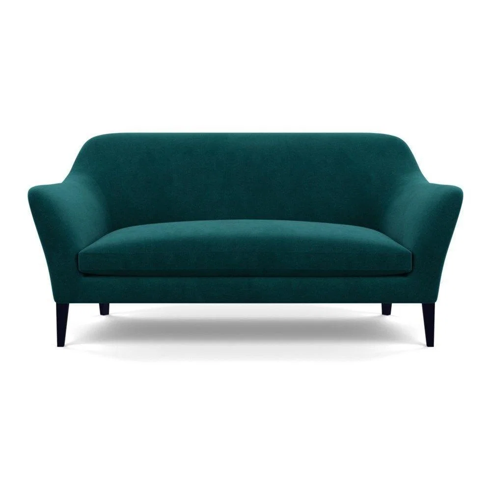Heal's Wallis 3 Seater Sofa Melton Wool New Navy Natural Feet - Heal's UK Furniture – image 63