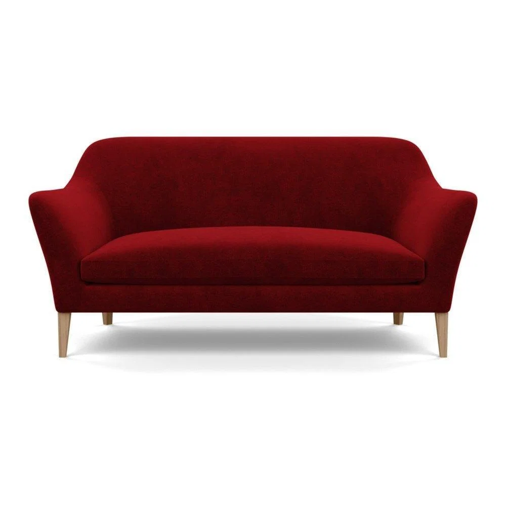 Heal's Wallis 3 Seater Sofa Melton Wool New Navy Natural Feet - Heal's UK Furniture – image 68