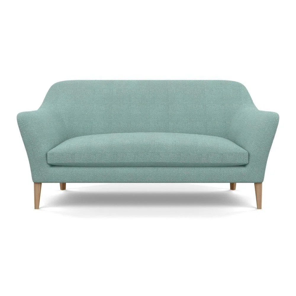 Heal's Wallis 3 Seater Sofa Melton Wool New Navy Natural Feet - Heal's UK Furniture – image 8