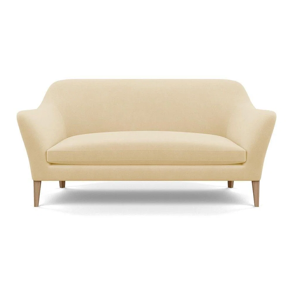 Heal's Wallis 3 Seater Sofa Melton Wool New Navy Natural Feet - Heal's UK Furniture – image 71