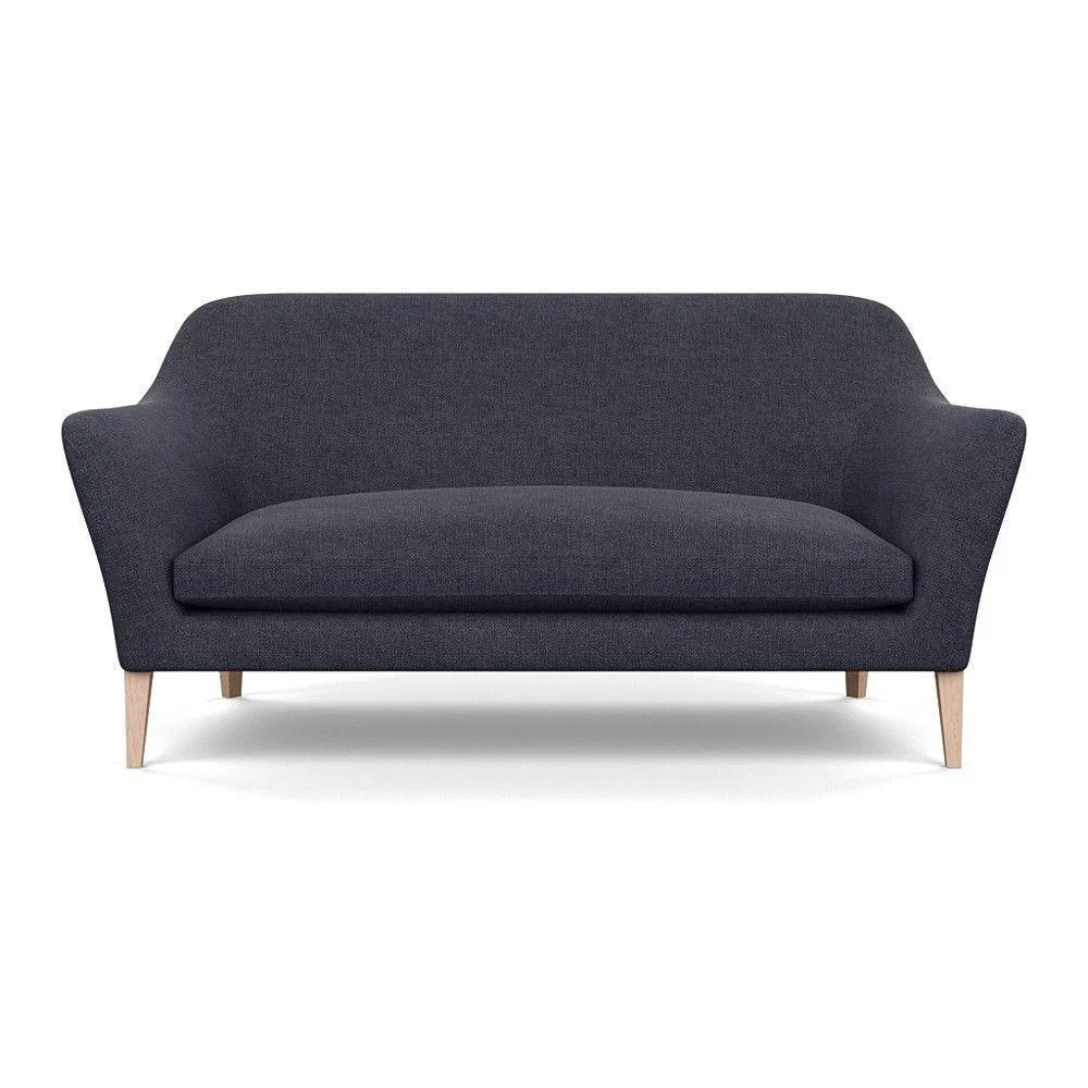 Heal's Wallis 3 Seater Sofa Melton Wool New Navy Natural Feet - Heal's UK Furniture – image 79