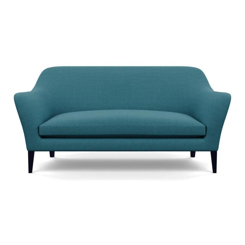 Heal's Wallis 3 Seater Sofa Melton Wool New Navy Natural Feet - Heal's UK Furniture – image 80