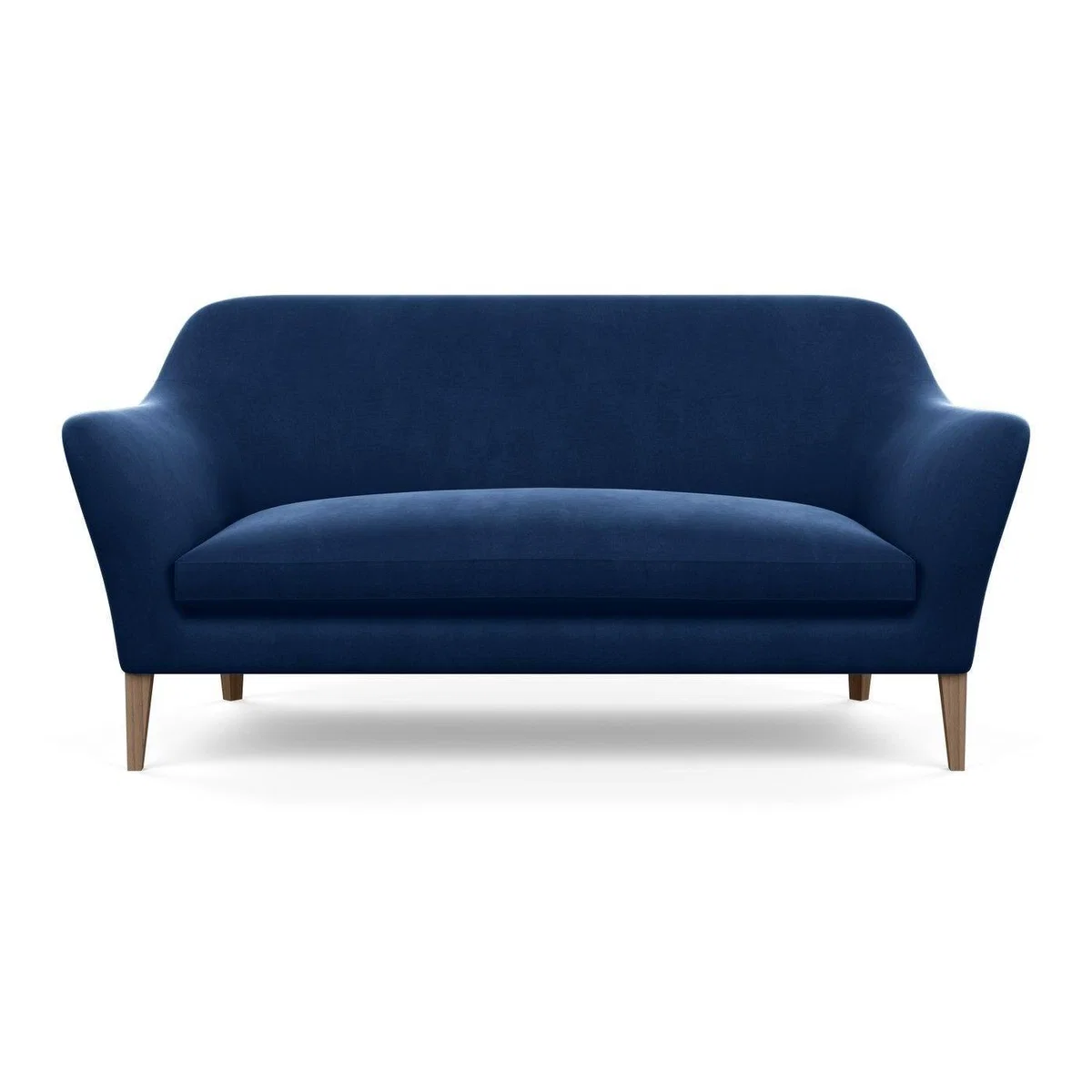 Heal's Wallis 3 Seater Sofa Melton Wool New Navy Natural Feet - Heal's UK Furniture – image 83