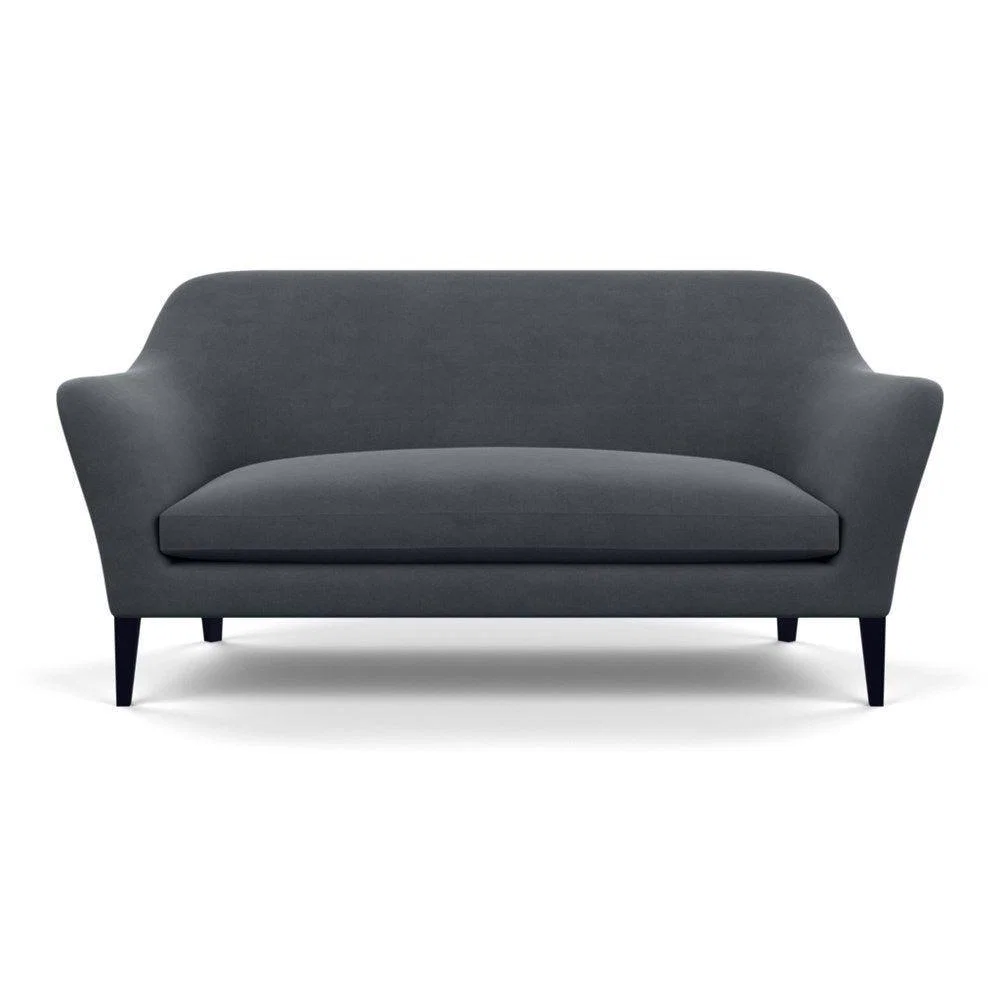 Heal's Wallis 3 Seater Sofa Melton Wool New Navy Natural Feet - Heal's UK Furniture – image 84