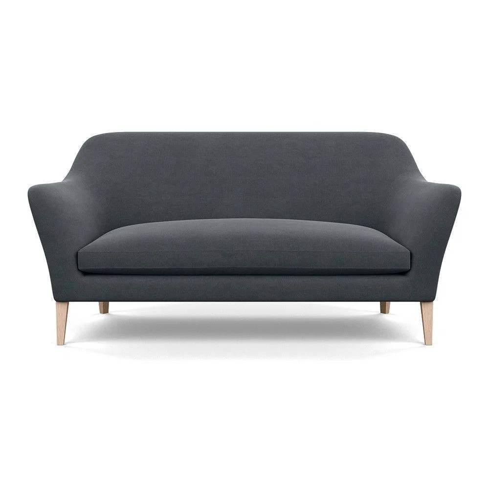 Heal's Wallis 3 Seater Sofa Melton Wool New Navy Natural Feet - Heal's UK Furniture – image 85
