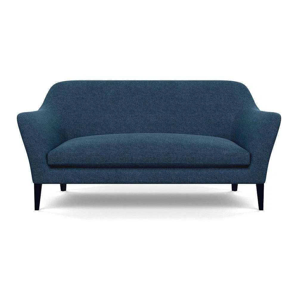 Heal's Wallis 3 Seater Sofa Melton Wool New Navy Natural Feet - Heal's UK Furniture – image 89