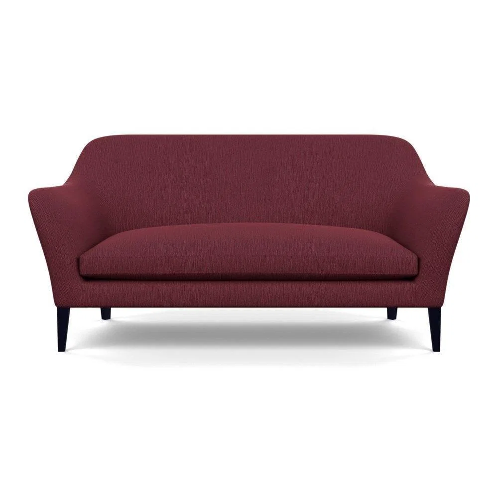 Heal's Wallis 3 Seater Sofa Melton Wool New Navy Natural Feet - Heal's UK Furniture – image 90