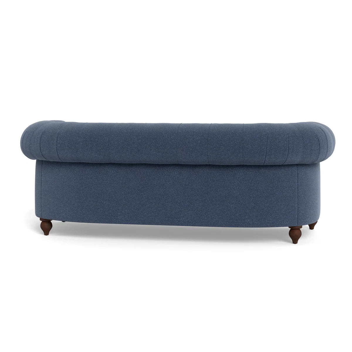 Heal's Fitzrovia 3 Seater Sofa Boucle Indigo Stained Feet – image 5