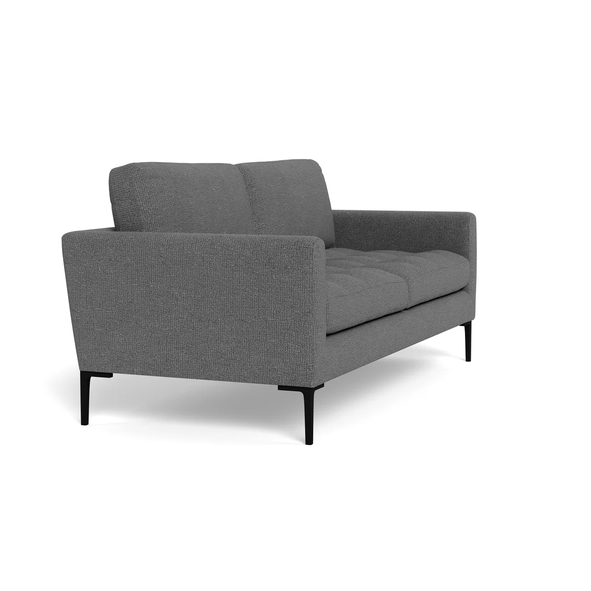 Heal's Eton 3 Seater Sofa Tejo Recycled Noir Black Feet – image 3
