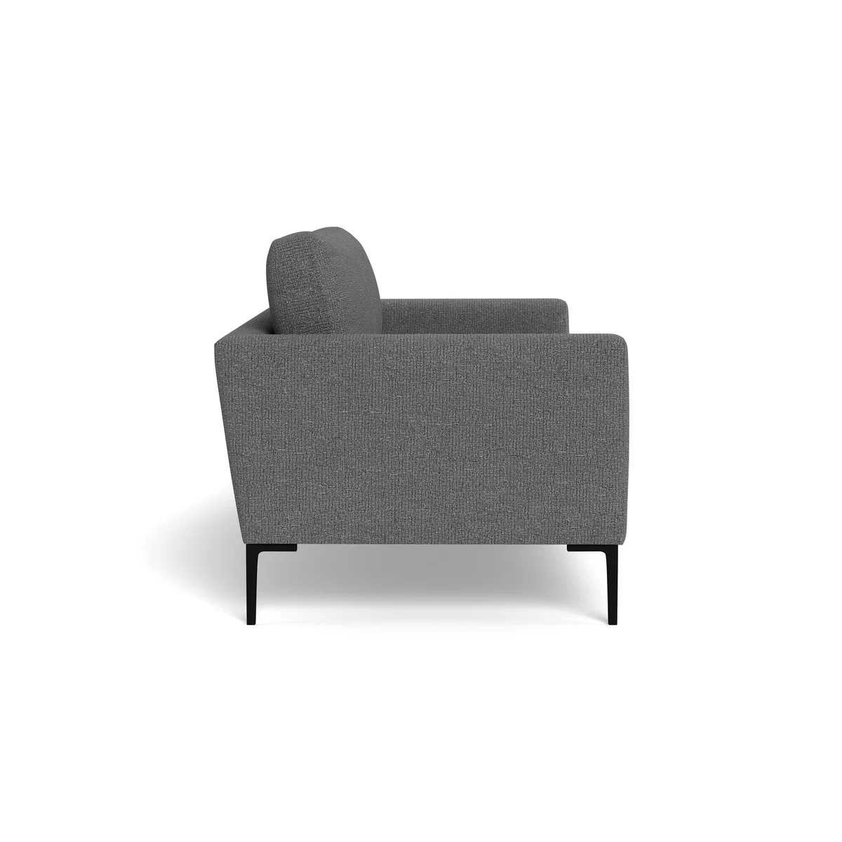 Heal's Eton 3 Seater Sofa Tejo Recycled Noir Black Feet – image 4