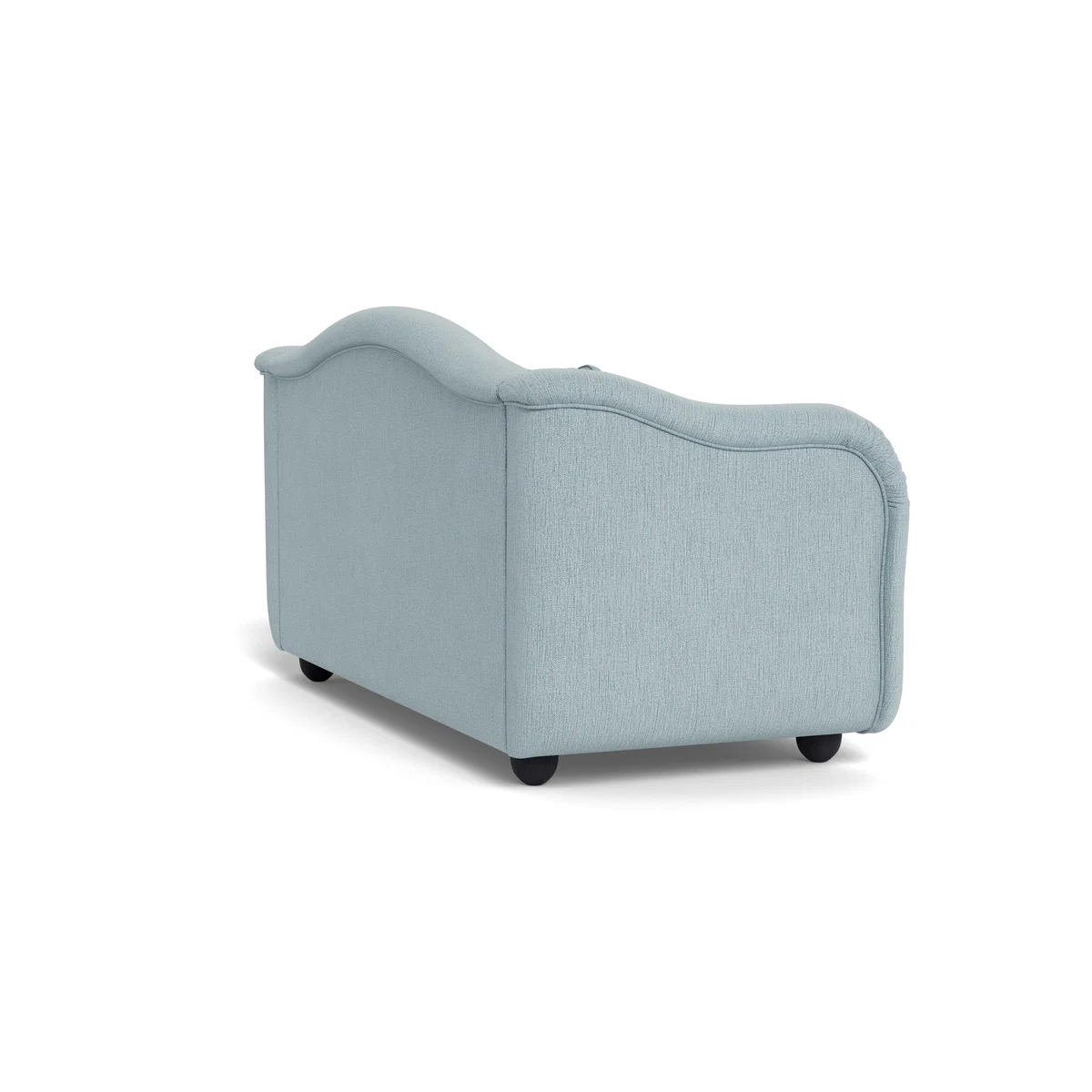 Heal's Tetbury 3 Seater Sofa Smart Linen Mix Duck Egg Black Beech Feet – image 5