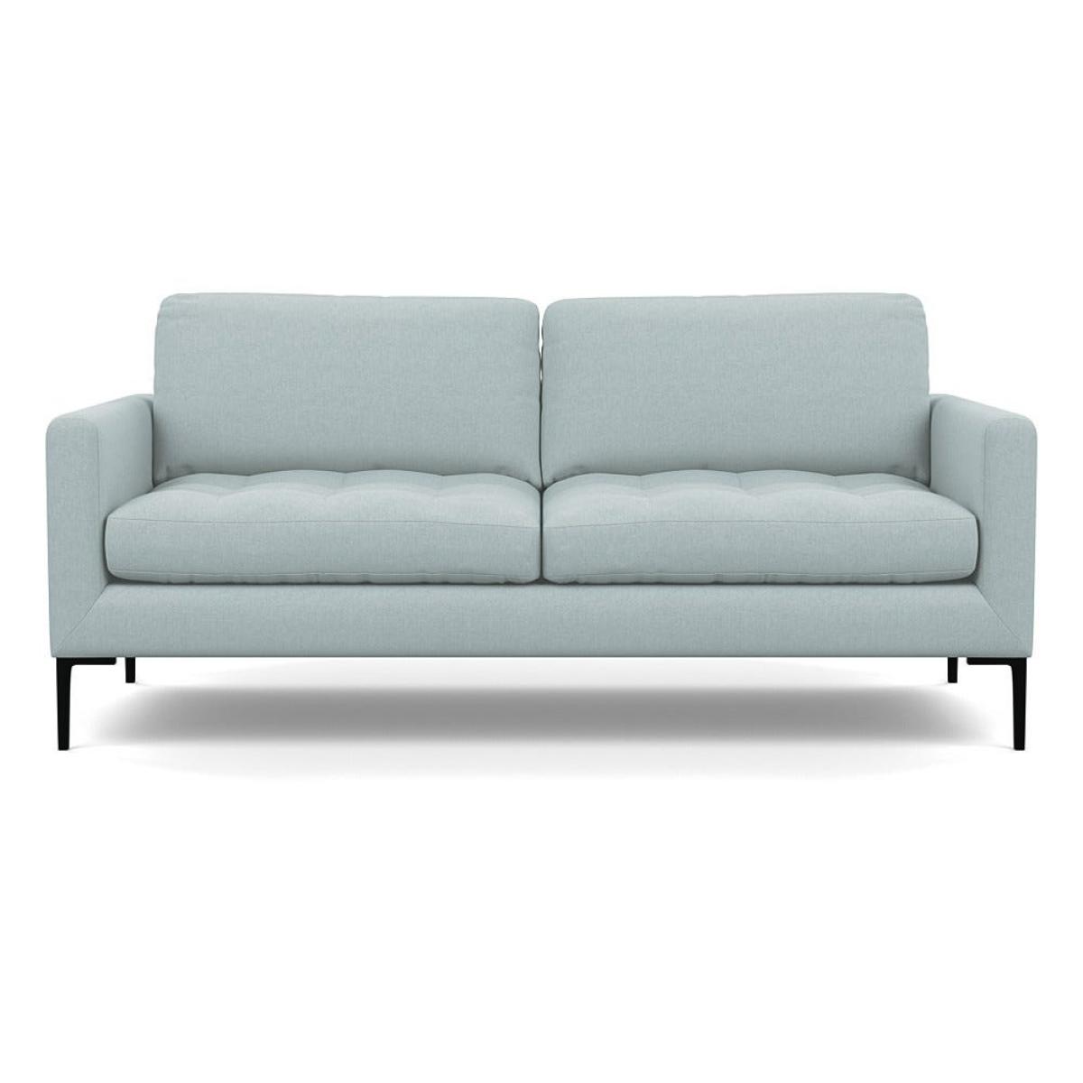 Heal's Eton 3 Seater Sofa Brushed Cotton Mist Black Feet – image 2