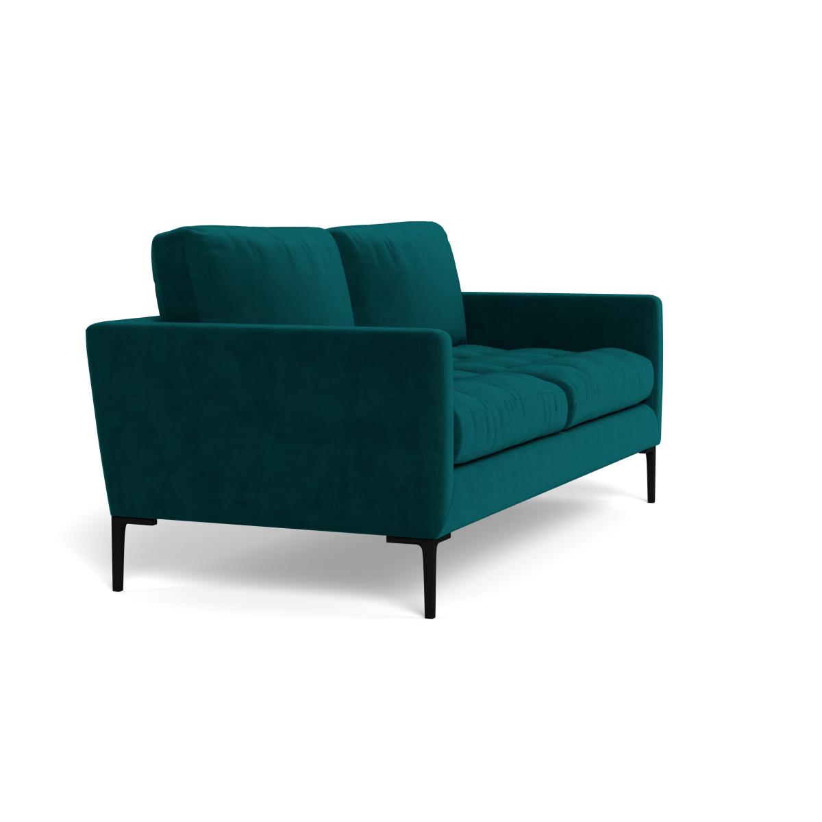 Heal's Eton 3 Seater Sofa Brushed Cotton Mist Black Feet – image 3