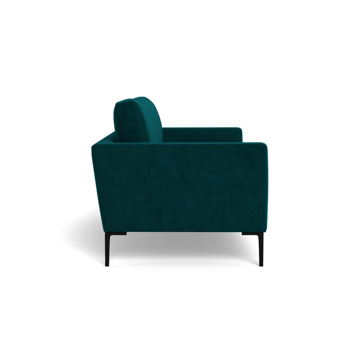 Heal's Eton 3 Seater Sofa Brushed Cotton Mist Black Feet – image 4