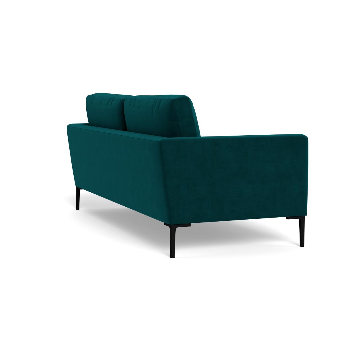 Heal's Eton 3 Seater Sofa Brushed Cotton Mist Black Feet – image 5