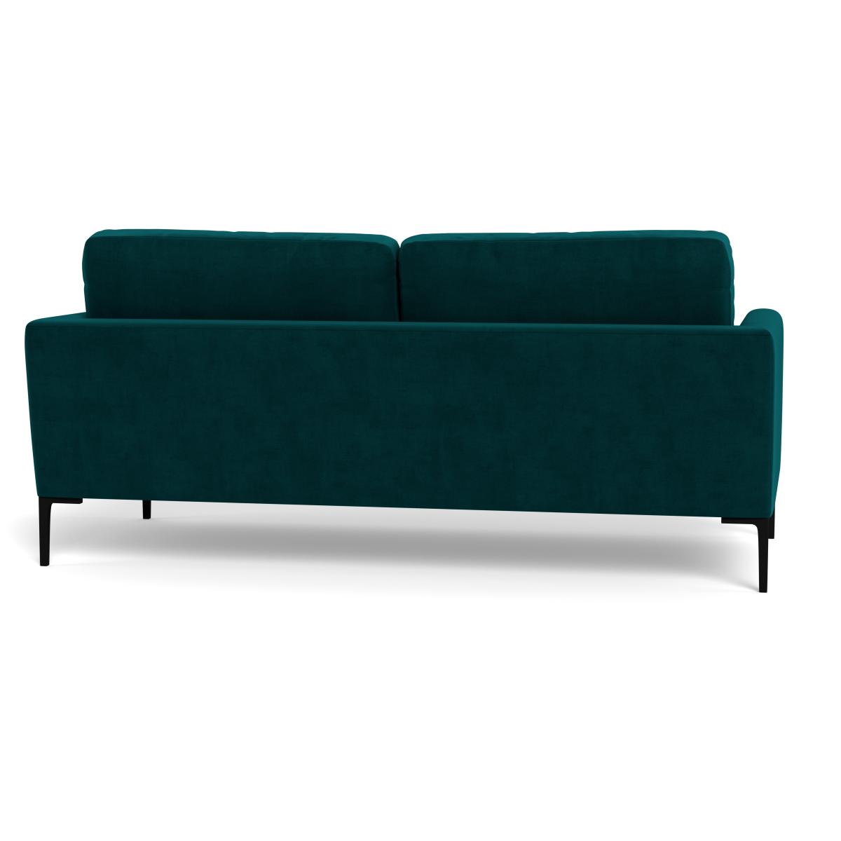 Heal's Eton 3 Seater Sofa Brushed Cotton Mist Black Feet – image 6