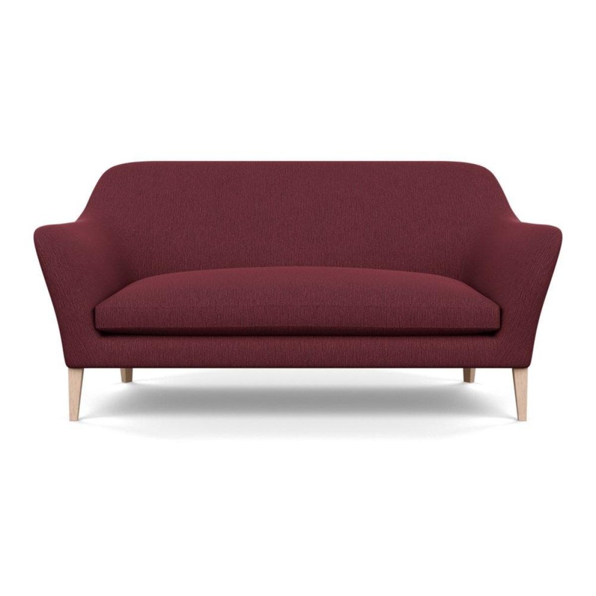 Heal's Wallis 3 Seater Sofa Capelo Linen-Cotton Etruscan Red Natural Feet – image 11