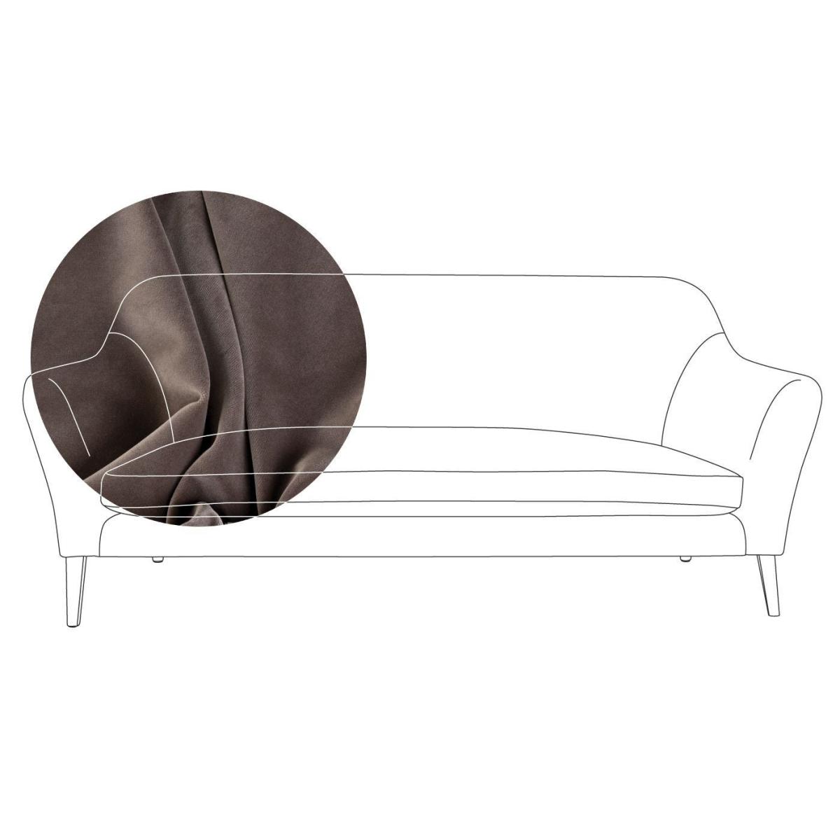Heal's Wallis 3 Seater Sofa Capelo Linen-Cotton Etruscan Red Natural Feet – image 14