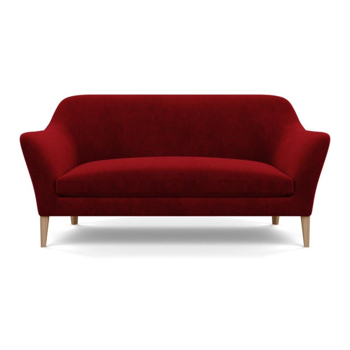 Heal's Wallis 3 Seater Sofa Capelo Linen-Cotton Etruscan Red Natural Feet – image 64