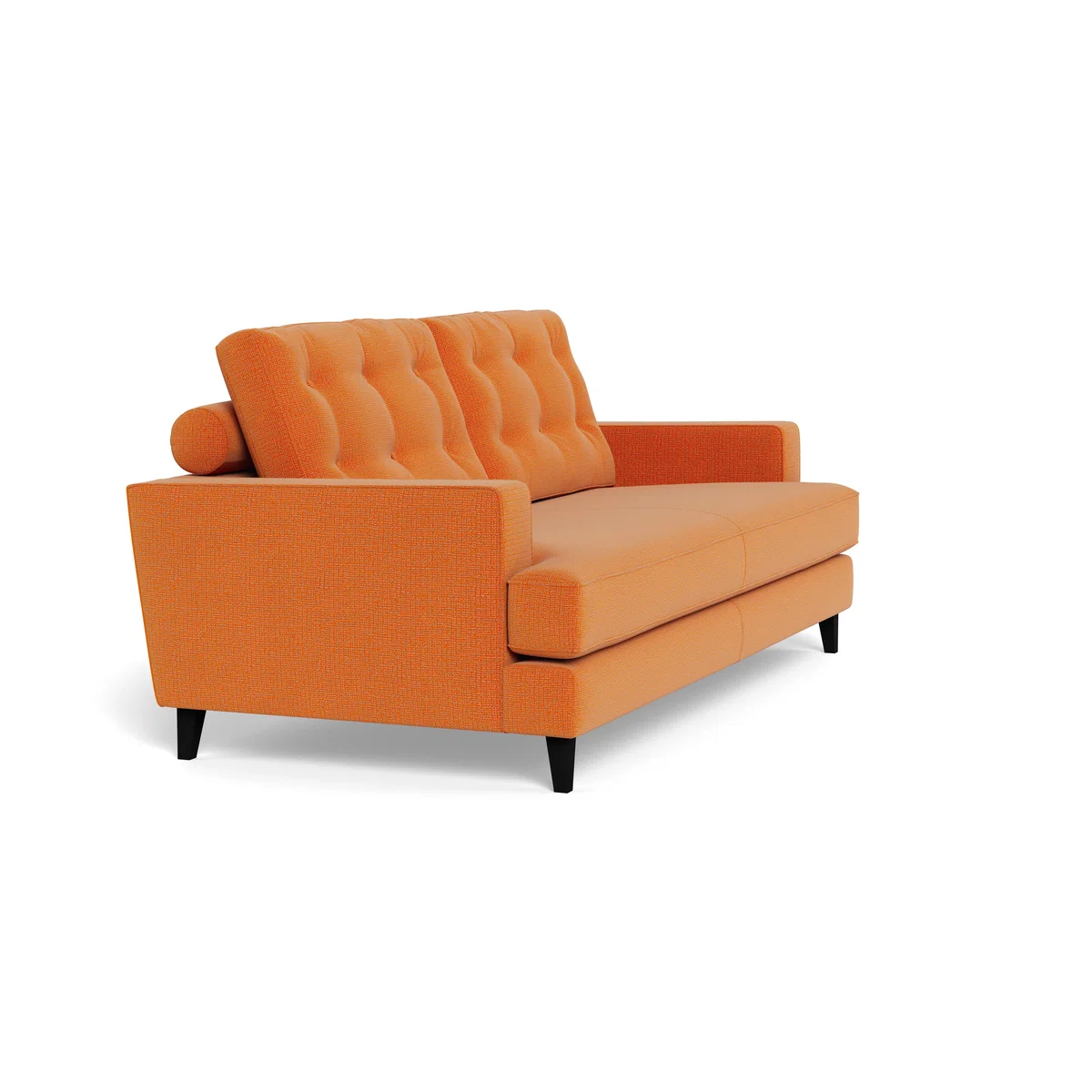 Heal's Mistral 3 Seater Sofa Tejo Recycled Zinnia Black Feet – image 3