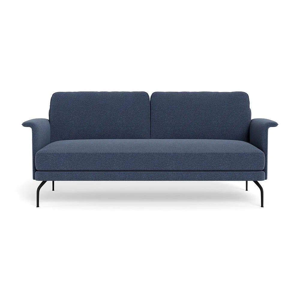 Heal's Iver 3 Seater Sofa Boucle Indigo Black Feet – image 2