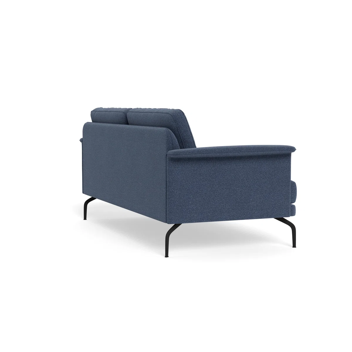 Heal's Iver 3 Seater Sofa Boucle Indigo Black Feet – image 5