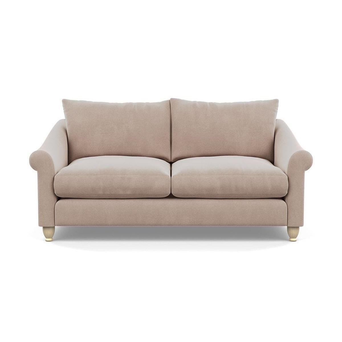 Heal's Devon 3 Seater Brushed Cotton Mist Natural Ash Feet - Heal's UK Furniture – image 15