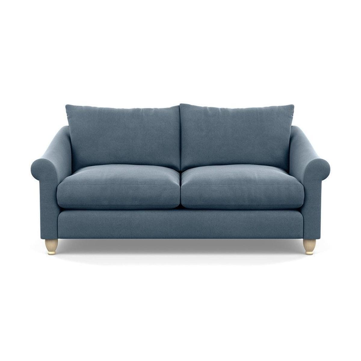 Heal's Devon 3 Seater Brushed Cotton Mist Natural Ash Feet - Heal's UK Furniture – image 72