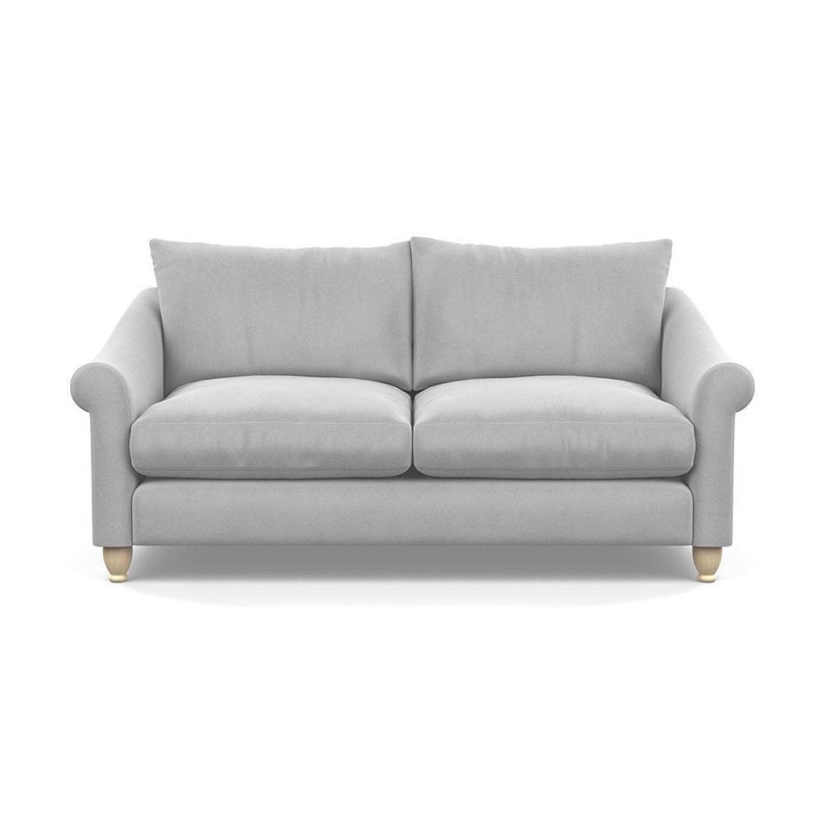 Heal's Devon 3 Seater Brushed Cotton Mist Natural Ash Feet - Heal's UK Furniture – image 98