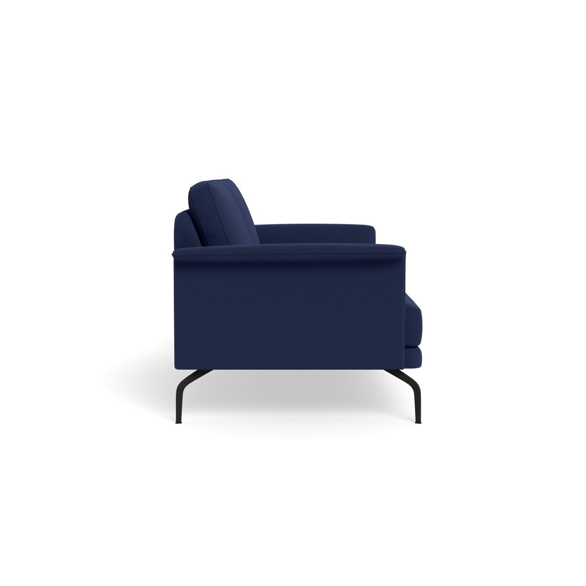 Heal's Iver 3 Seater Sofa Melton Wool New Navy Black Feet – image 4
