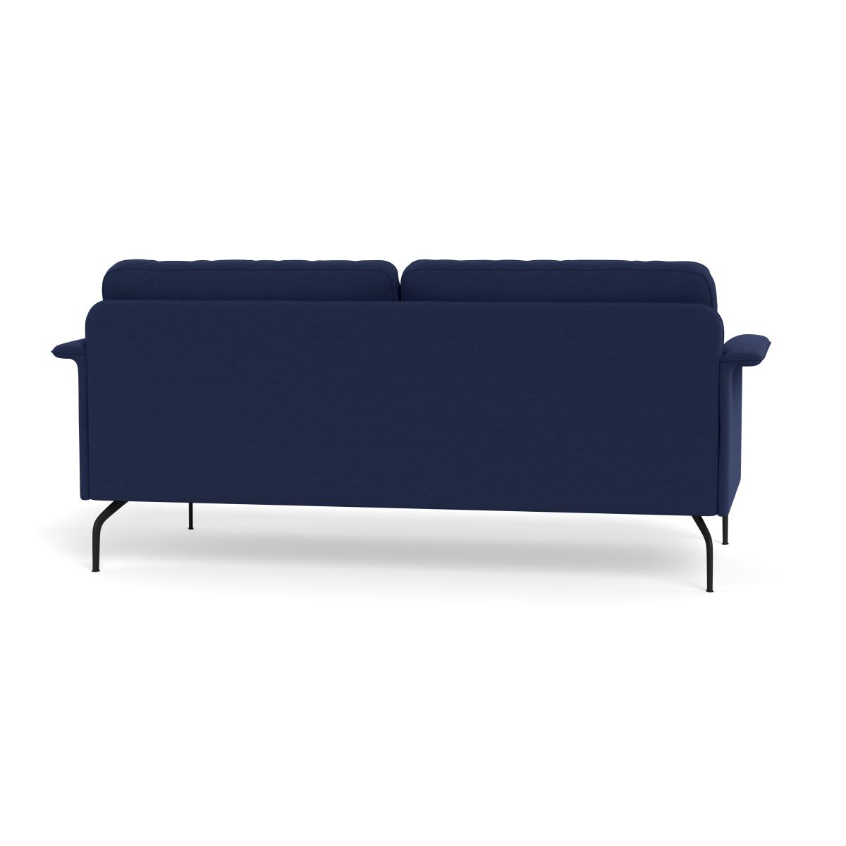 Heal's Iver 3 Seater Sofa Melton Wool New Navy Black Feet – image 6