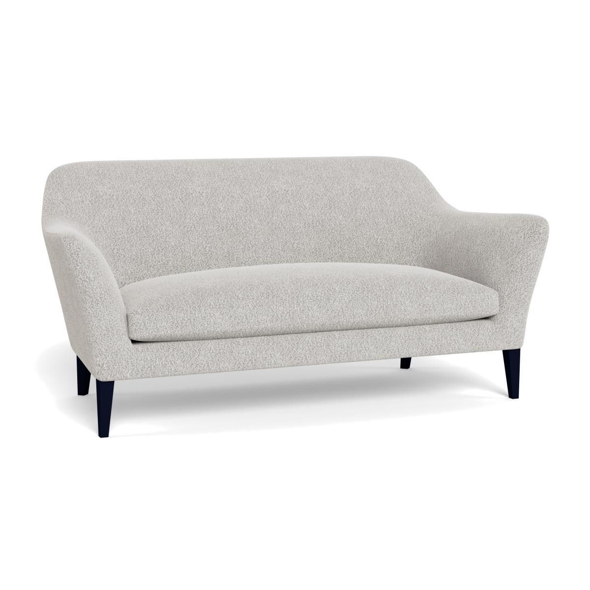 Heal's Wallis 3 Seater Sofa Chunky Boucle Ecru Black Painted Oak Feet – image 1