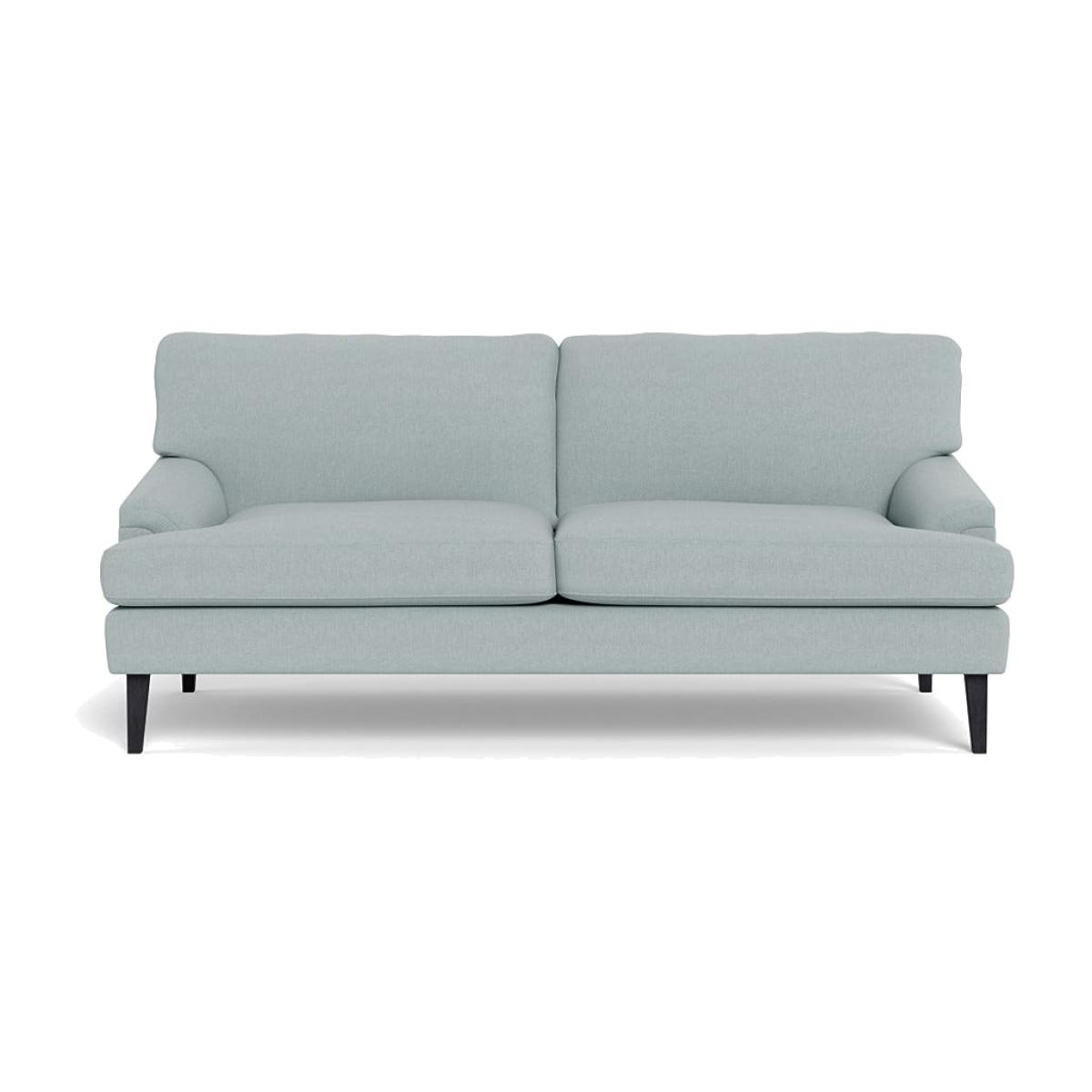 Heal's Stanton 3 Seater Sofa Brushed Cotton Mist Black Feet