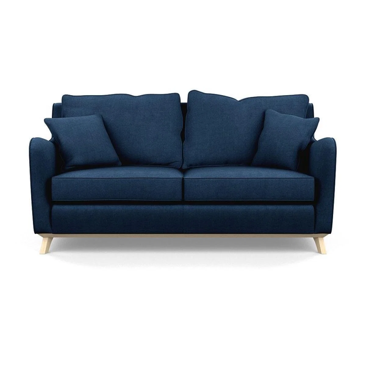 Heal's Ravello 3 Seater Sofa Velvet Midnight Natural - Heal's UK Furniture – image 102