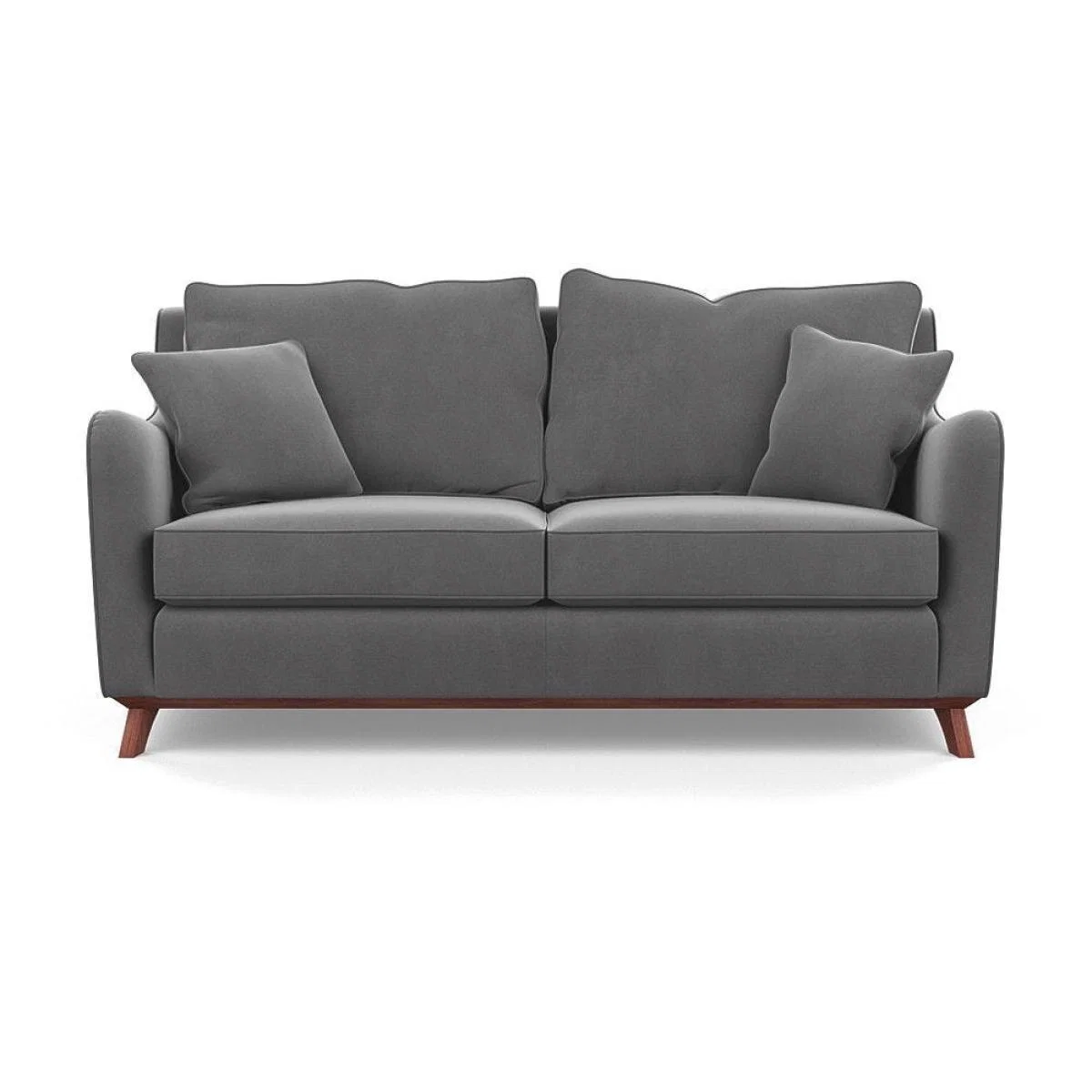 Heal's Ravello 3 Seater Sofa Velvet Midnight Natural - Heal's UK Furniture – image 103