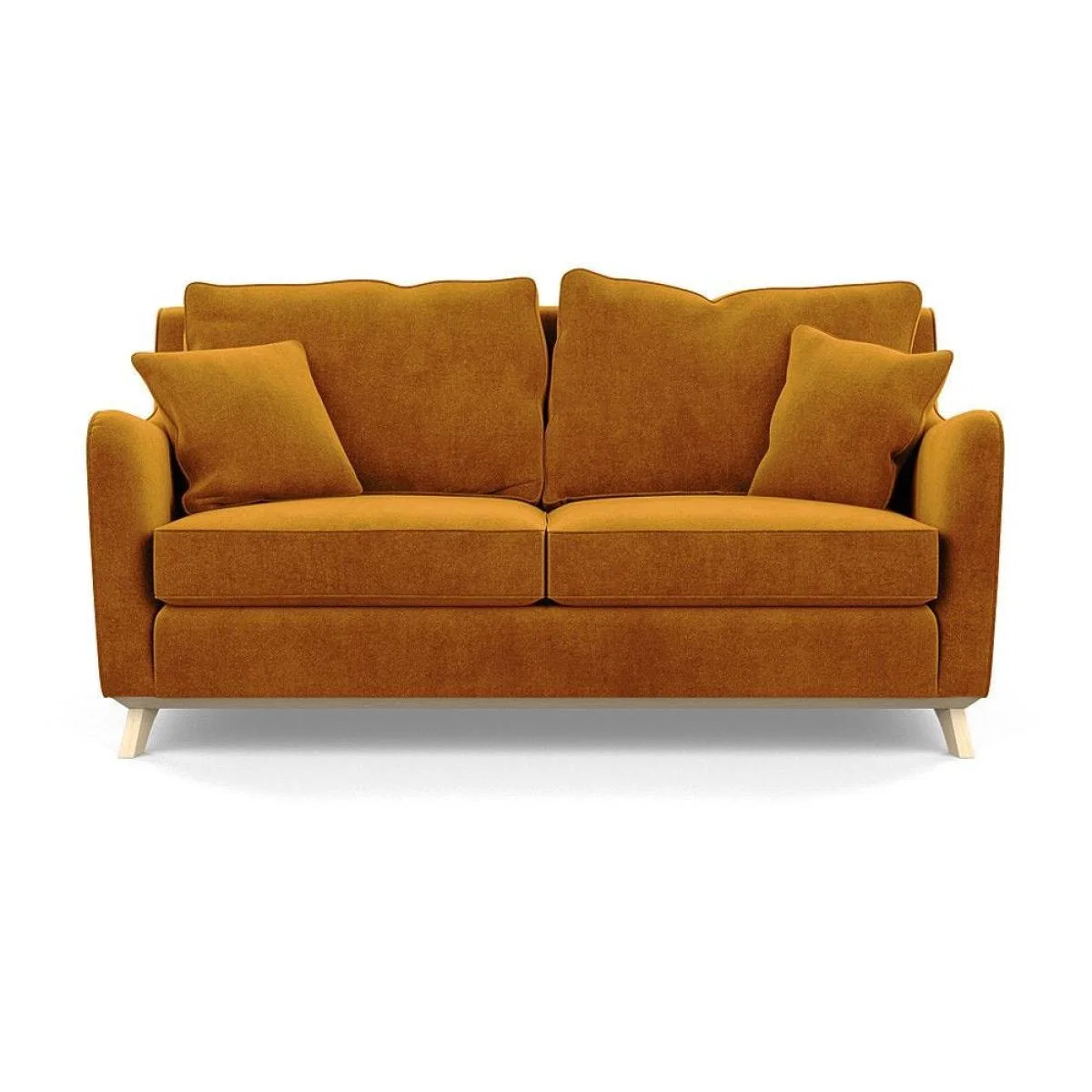 Heal's Ravello 3 Seater Sofa Velvet Midnight Natural - Heal's UK Furniture – image 12
