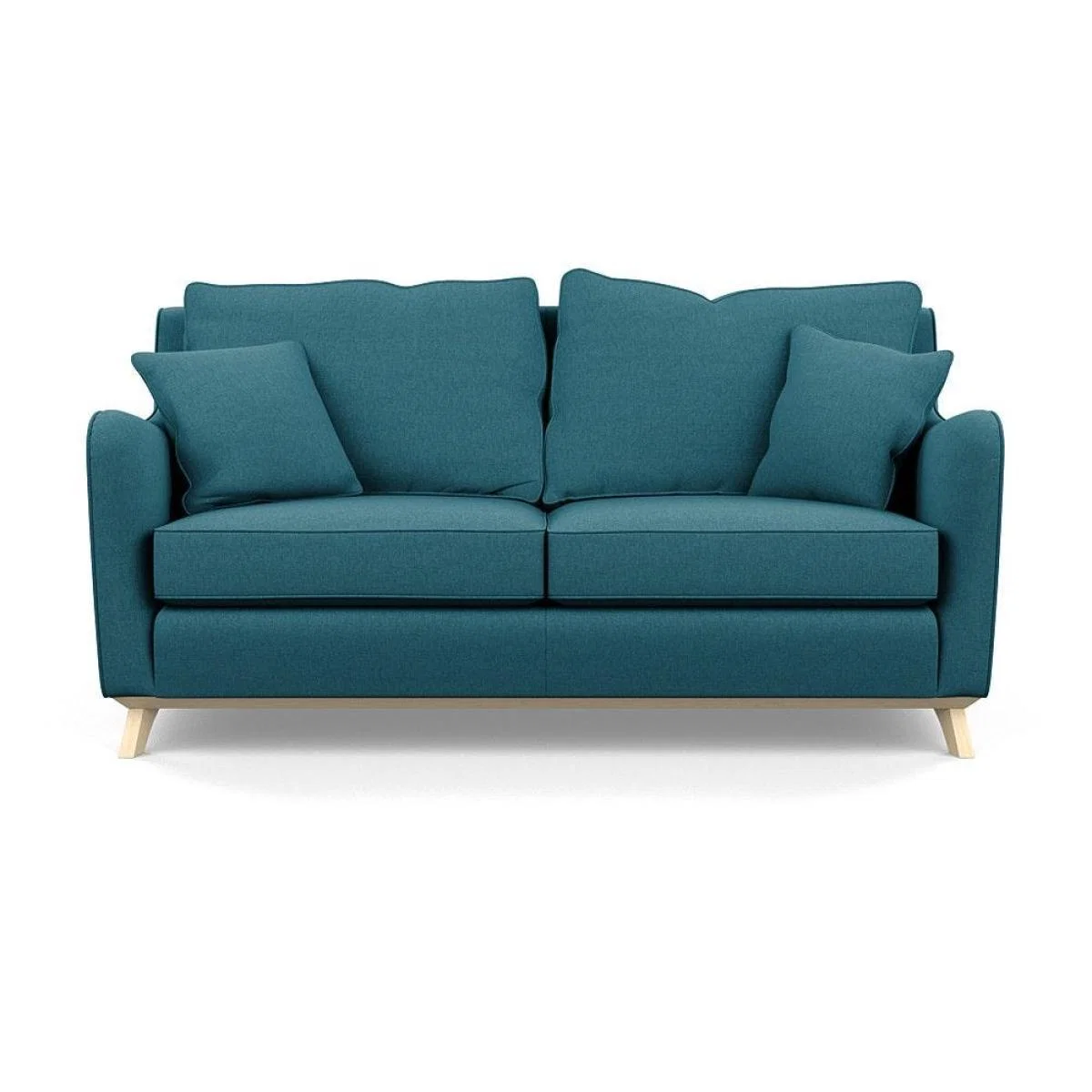 Heal's Ravello 3 Seater Sofa Velvet Midnight Natural - Heal's UK Furniture – image 4