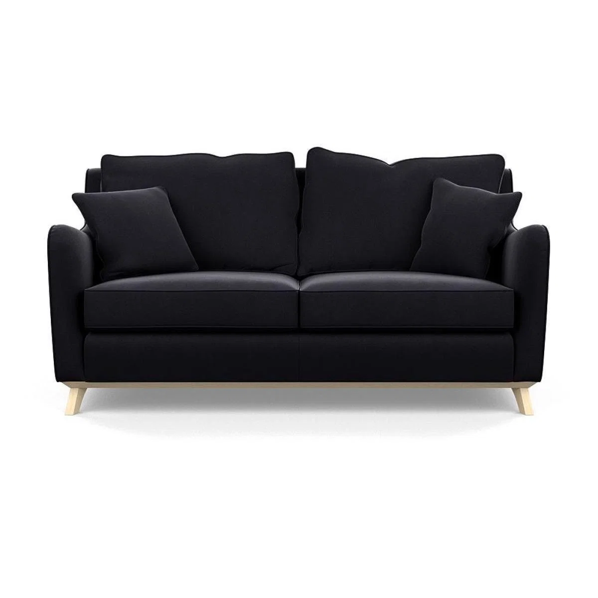Heal's Ravello 3 Seater Sofa Velvet Midnight Natural - Heal's UK Furniture – image 58