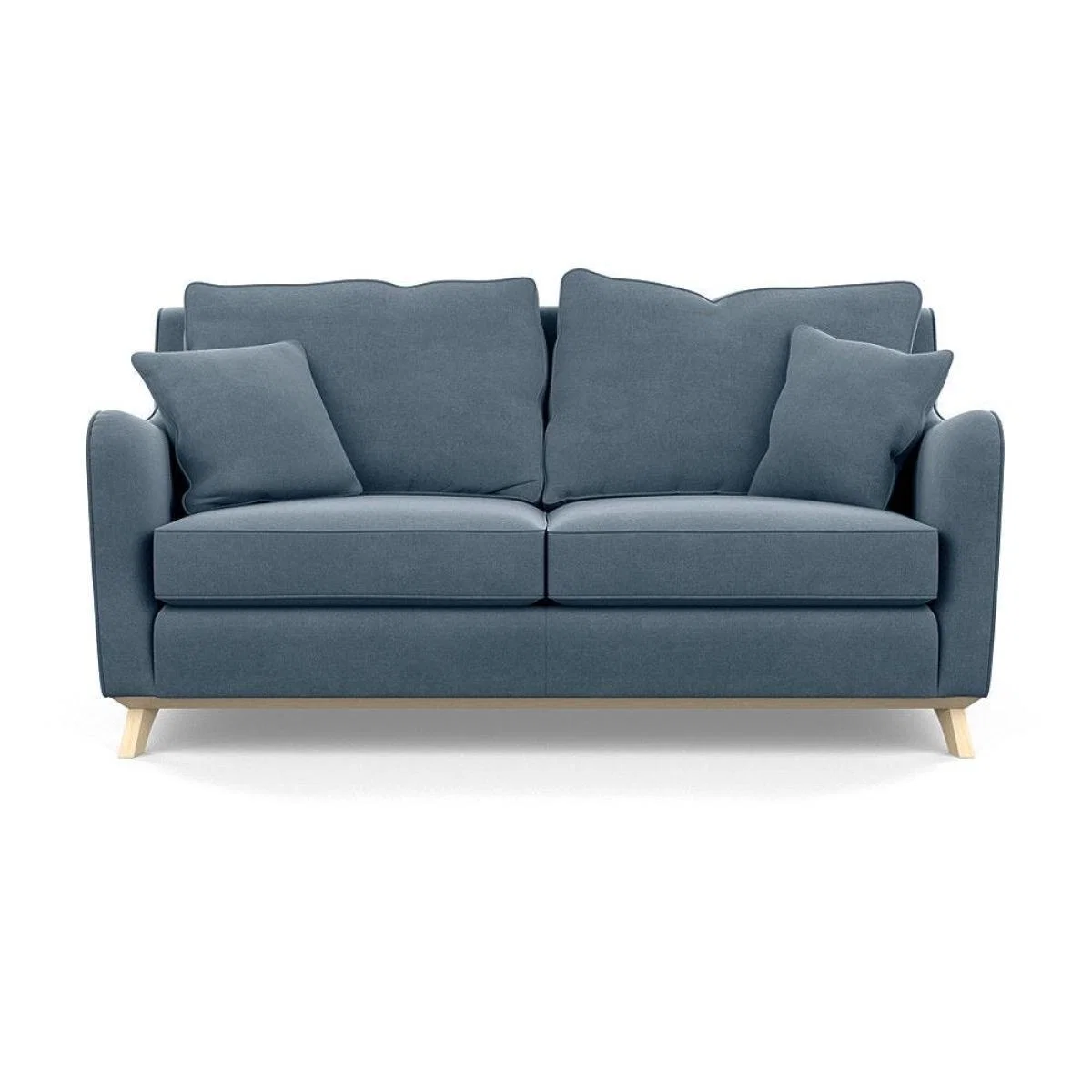 Heal's Ravello 3 Seater Sofa Velvet Midnight Natural - Heal's UK Furniture – image 66