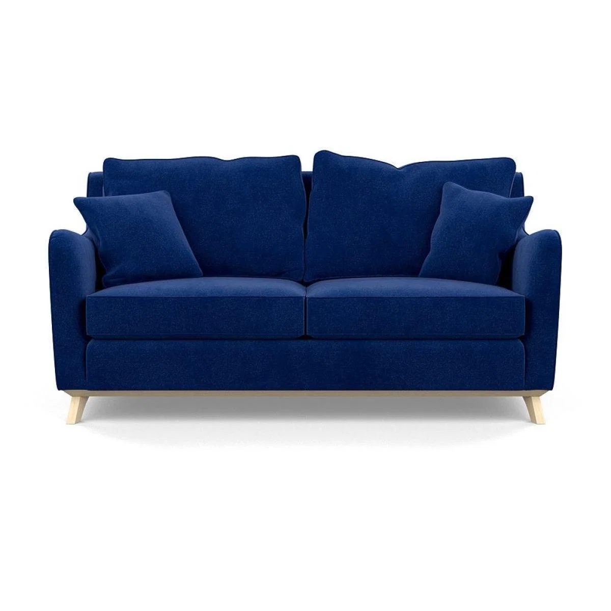 Heal's Ravello 3 Seater Sofa Velvet Midnight Natural - Heal's UK Furniture – image 75