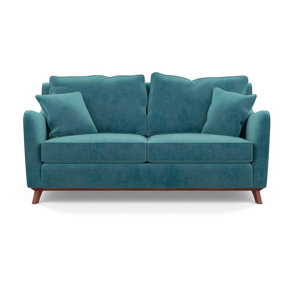 Heal's Ravello 3 Seater Sofa Velvet Midnight Natural - Heal's UK Furniture – image 76