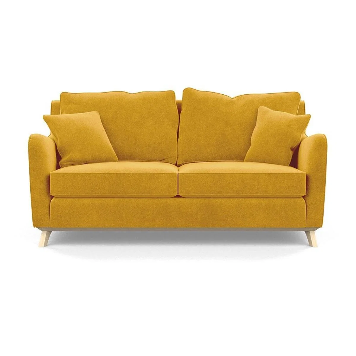 Heal's Ravello 3 Seater Sofa Velvet Midnight Natural - Heal's UK Furniture – image 80