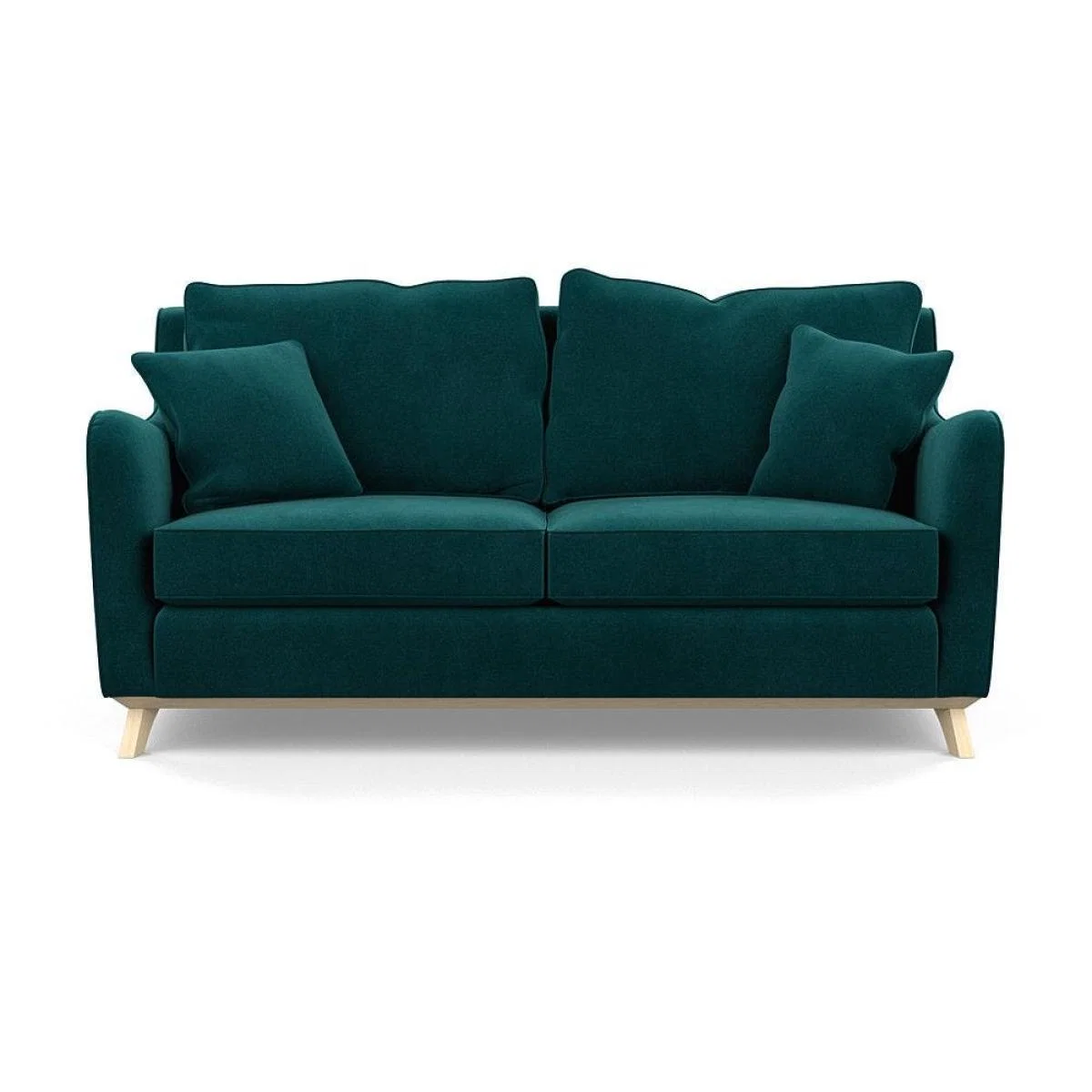 Heal's Ravello 3 Seater Sofa Velvet Midnight Natural - Heal's UK Furniture – image 83