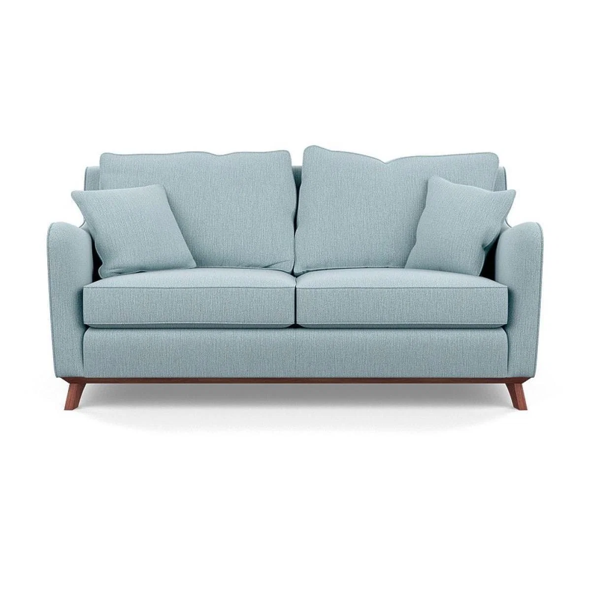Heal's Ravello 3 Seater Sofa Velvet Midnight Natural - Heal's UK Furniture – image 100