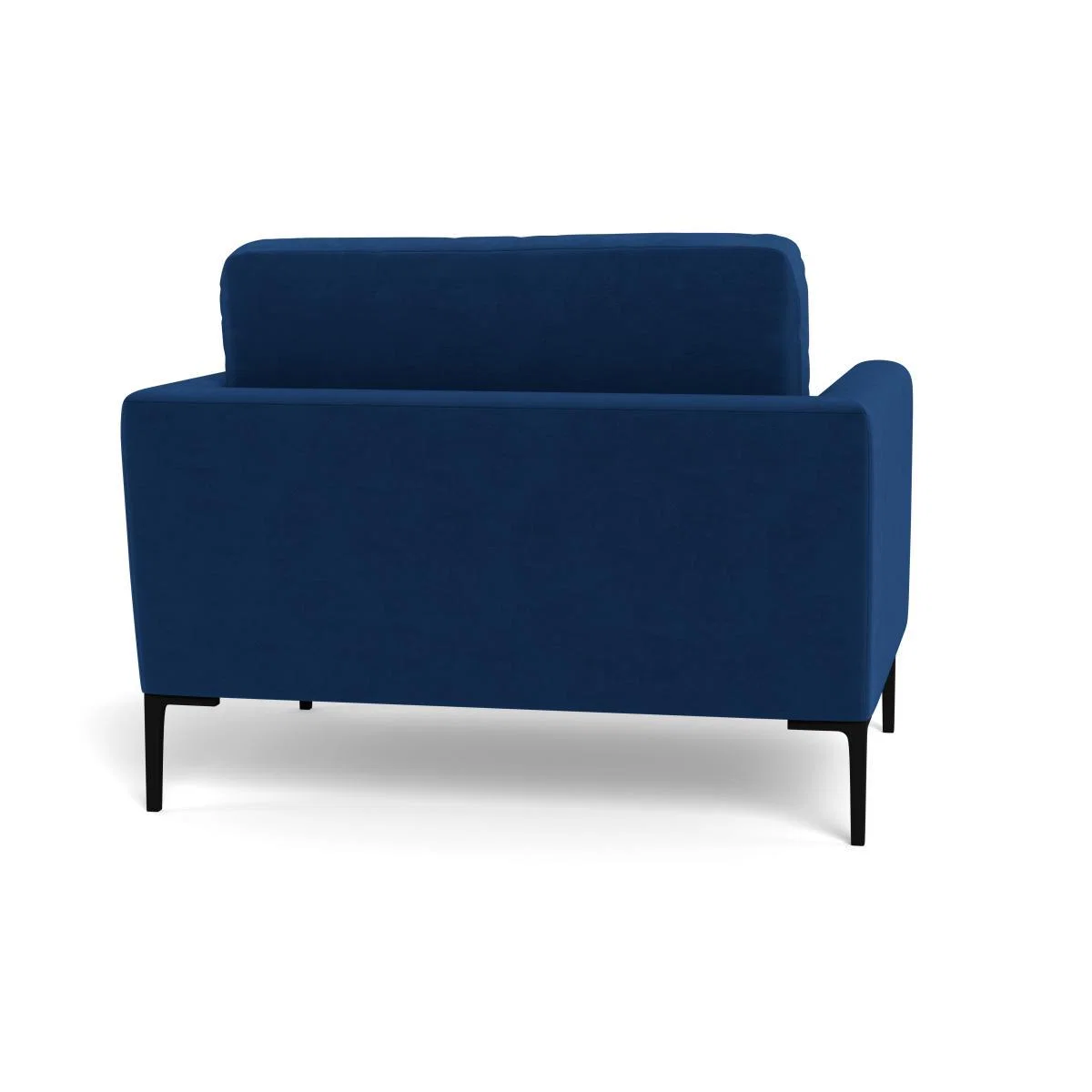Heal's Eton Loveseat Velvet Petrol Black Feet - Heal's UK Furniture – image 5