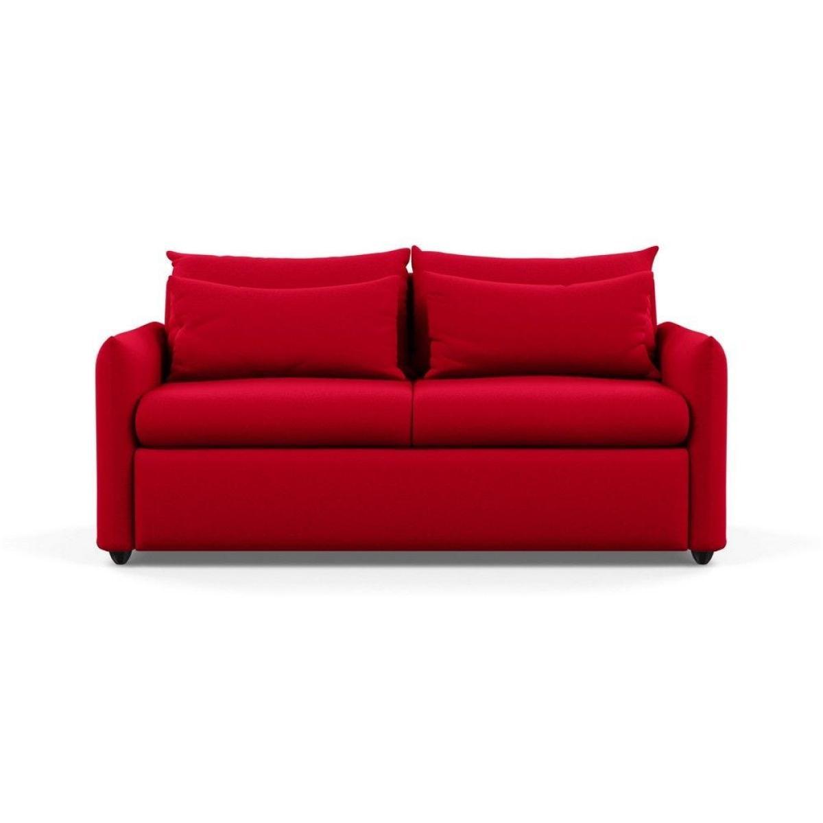 Heal's Pillow 3 Seater Sofa Smart Luxe Velvet Airforce Blue Black Feet - Heal's UK Furniture – image 33