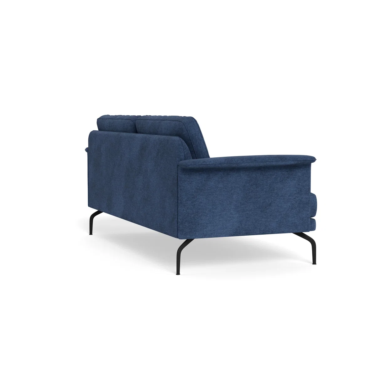 Heal's Iver 3 Seater Sofa Broad Weave Lagoon Black Feet – image 5