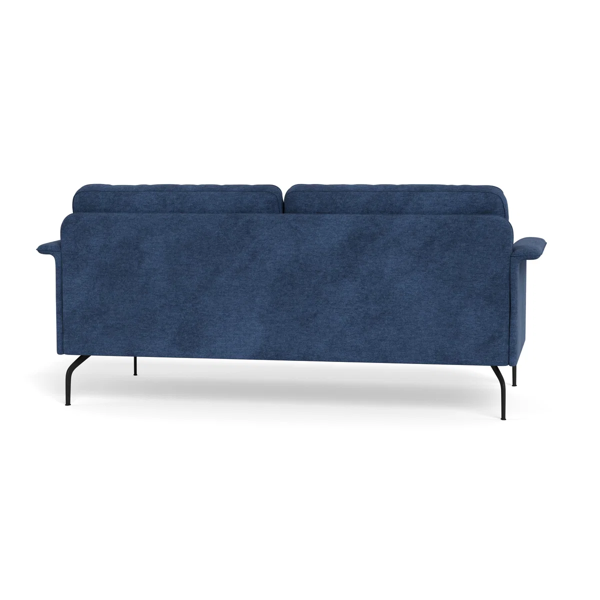Heal's Iver 3 Seater Sofa Broad Weave Lagoon Black Feet – image 6