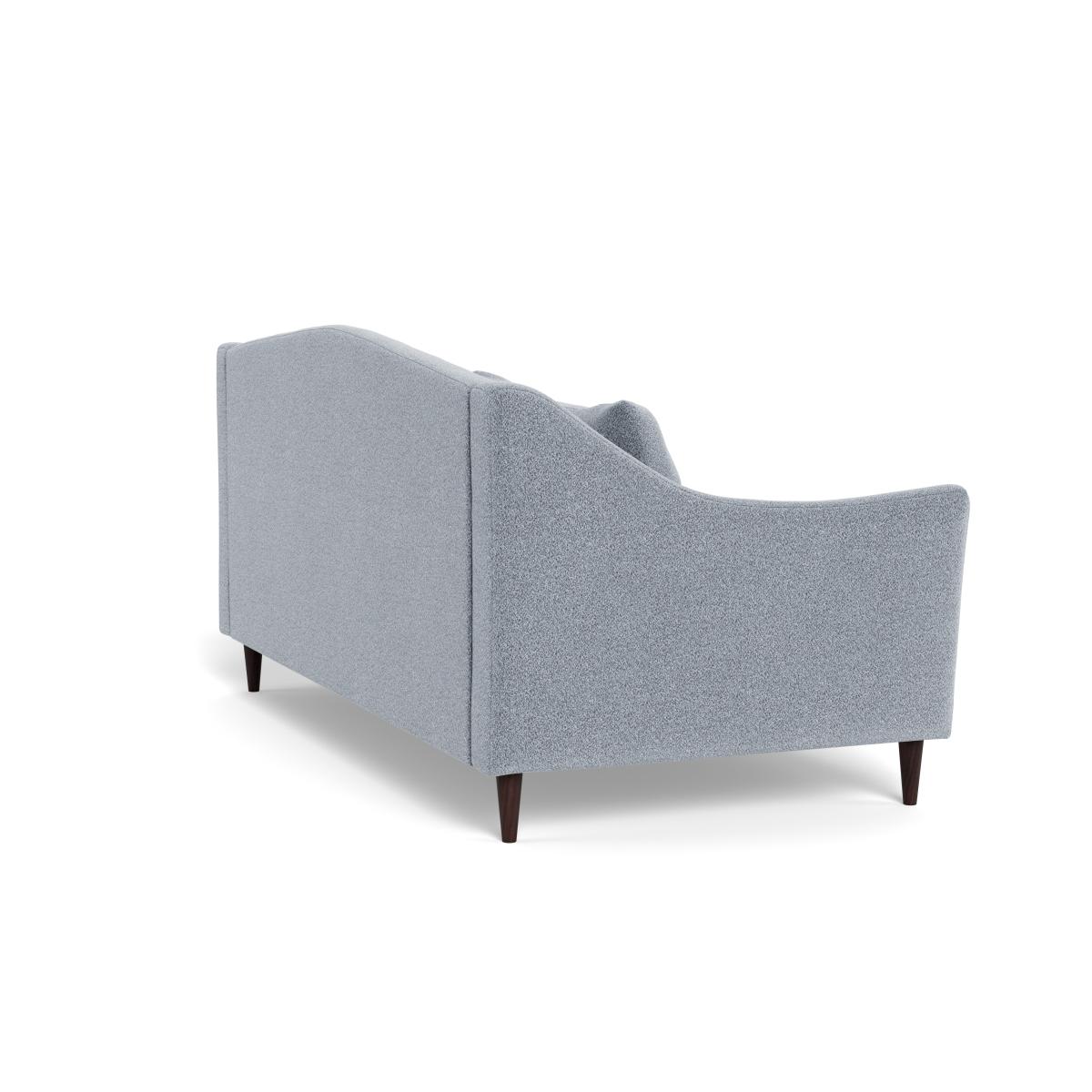 Heal's Somerset 3 Seater Sofa Boucle Steel Walnut Stained Feet – image 4