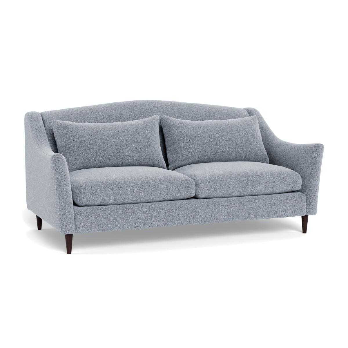 Heal's Somerset 3 Seater Sofa Boucle Steel Walnut Stained Feet – image 1